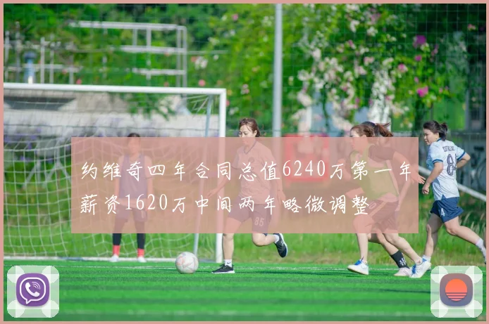 约维奇四年合同总值6240万第一年薪资1620万中间两年略微调整